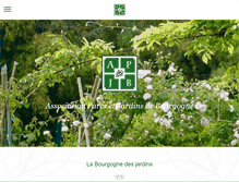 Tablet Screenshot of parcsetjardins-bourgogne.com